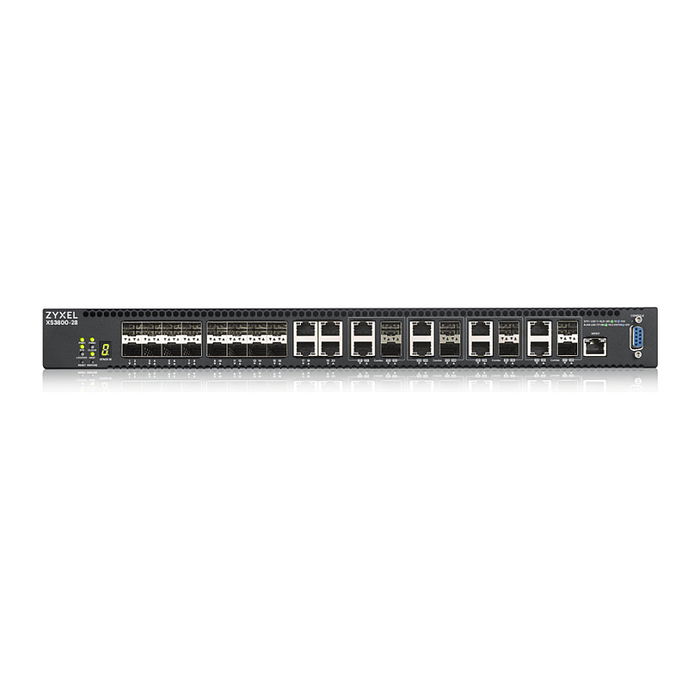 Zyxel XS3800-28 M RM Switch Gestionado L2+ 10G Ethernet Montaje en Rack