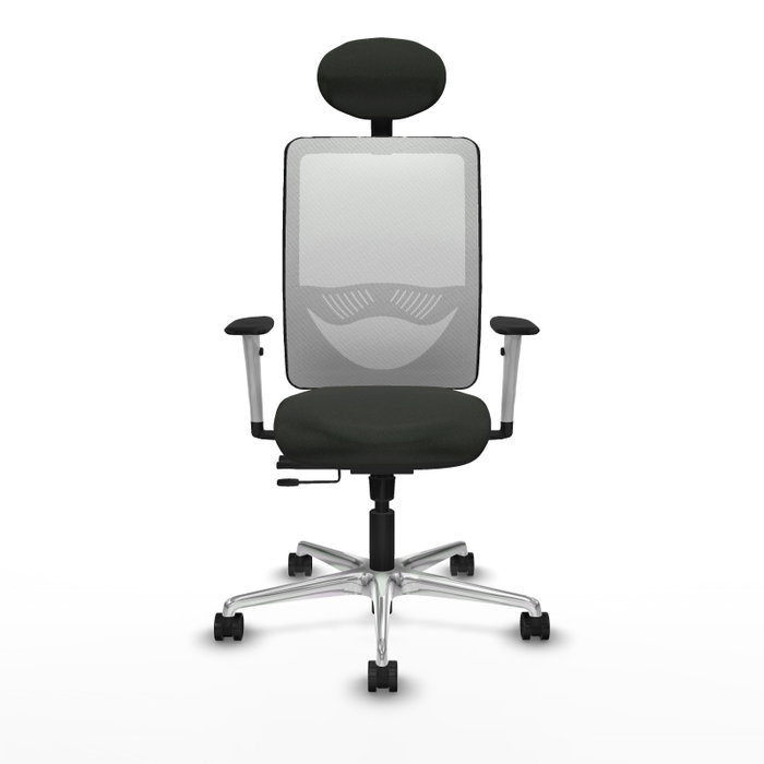 PIQUERAS Y CRESPO Silla de oficina Zulema con mecanismo Sincro/Traslack, Negro y Blanco PIQUERAS Y CRESPO Silla de oficina Zulema con mecanismo Sincro/Traslack, Negro y Blanco