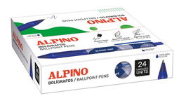 Boligrafo Alpino Dot Unicolor 1Mm Azul Caja De 24