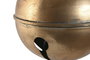 DKD Home Decor Bola de Decoración Metal Dorado con Cascabel