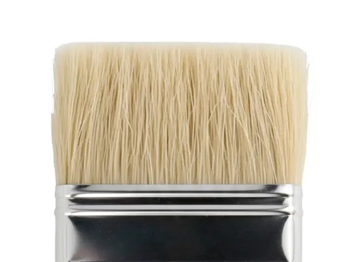 Liderpapel Brocha Paletina Plana Ancho 65 mm Pelo de Cerda Certificado FSC para Óleos y Acrílicos