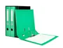 Liderpapel Módulo 3 Archivadores Folio 2 Anillas Mecanismo de Palanca 52mm Verde Pastel
