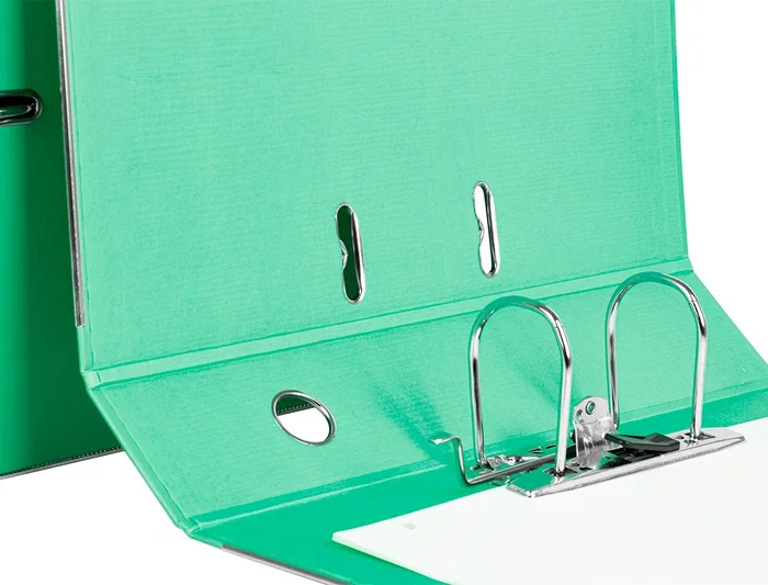 Liderpapel Módulo 3 Archivadores Folio 2 Anillas Mecanismo de Palanca 52mm Verde Pastel