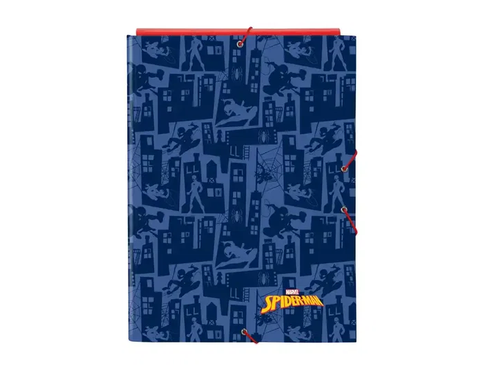Safta Carpeta de Cartón Spiderman con Solapas y Gomas Safta Carpeta de Cartón Spiderman con Solapas y Gomas