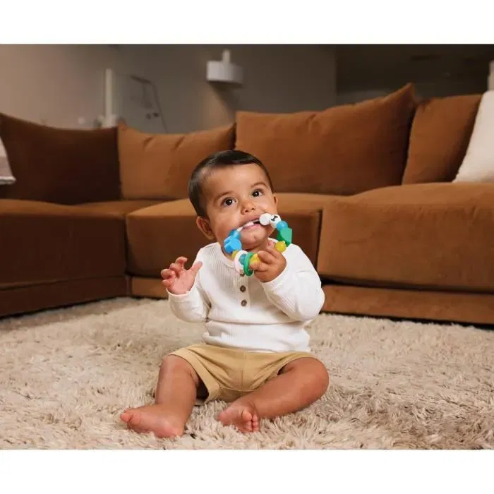 Infantino Pulsera de Dentición de la Amistad 316773 Silicona Te amo Je t'Aime