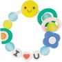 Infantino Pulsera de Dentición de la Amistad 316773 Silicona Te amo Je t'Aime