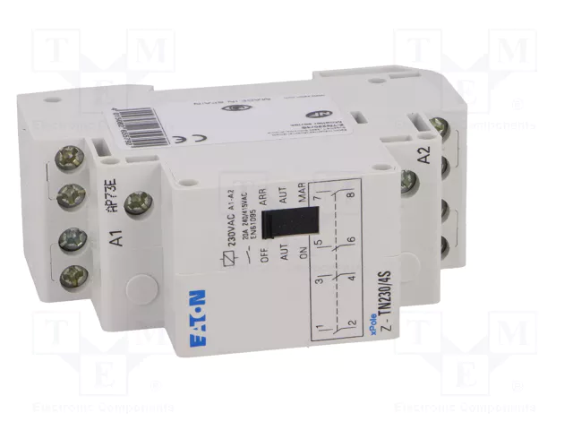 EATON ELECTRIC Z-TN230/4S Relé de Instalación 230VAC 20A NO x4
