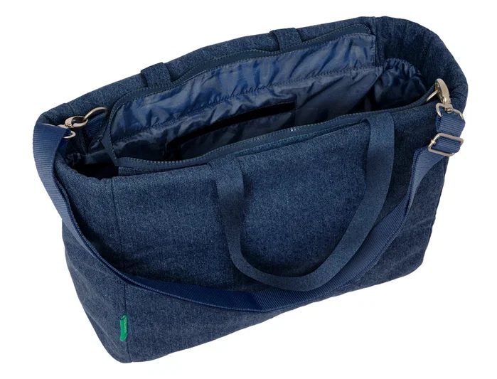 Safta Bolso con bolsillo para portátil 14,1'' Benetton Denim 40x31x17cm