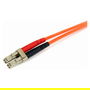 StarTech Cable de Fibra Óptica Duplex Multimodo OM1 62.5/125, 3m, Full Duplex, LC-ST, 10 Gb/s, LSZH, Naranja, LC-ST-3M-OM1