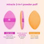 Real Techniques MIRACLE 2 IN 1 Powder Puff Duo 2 u