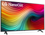 LG 65NANO82T6B Televisor NanoCell 65 pulgadas 4K Ultra HD Smart TV webOS24
