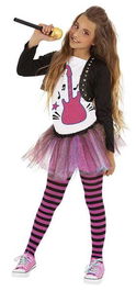 Rubies Disfraz Infantil Chanel P. Pop Girls Band Talla 8-10 Años