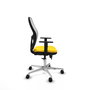 PIQUERAS Y CRESPO Silla de oficina Jorquera Amarillo y Blanco
