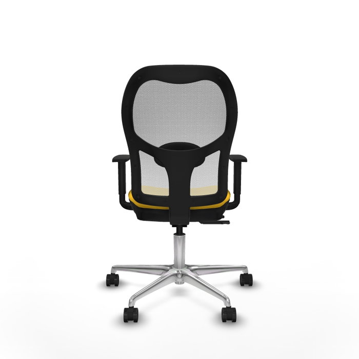 PIQUERAS Y CRESPO Silla de oficina Jorquera Amarillo y Blanco PIQUERAS Y CRESPO Silla de oficina Jorquera Amarillo y Blanco