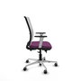 PIQUERAS Y CRESPO Silla de oficina Haches con mecanismo Sincro/Traslack Morado y Blanco