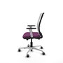 PIQUERAS Y CRESPO Silla de oficina Haches con mecanismo Sincro/Traslack Morado y Blanco