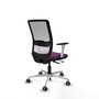 PIQUERAS Y CRESPO Silla de oficina Haches con mecanismo Sincro/Traslack Morado y Blanco
