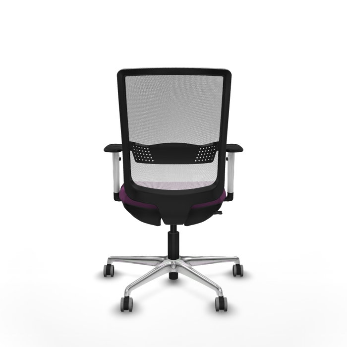 PIQUERAS Y CRESPO Silla de oficina Haches con mecanismo Sincro/Traslack Morado y Blanco PIQUERAS Y CRESPO Silla de oficina Haches con mecanismo Sincro/Traslack Morado y Blanco