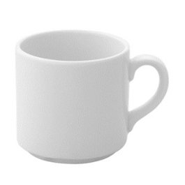 Ariane Prime Taza de Café Apilable, Vitroporcelana, 20 cl (Set de 12)
