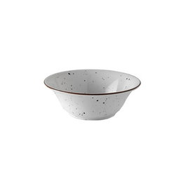 Porvasal Ensaladera de Porcelana Dots, 17 cm - Vajilla (Set de 18)