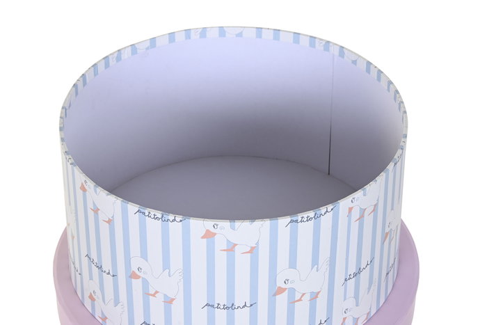 DKD Home Decor Set de 10 Cajas de Almacenaje Patitos Rosa y Azul DKD Home Decor Set de 10 Cajas de Almacenaje Patitos Rosa y Azul