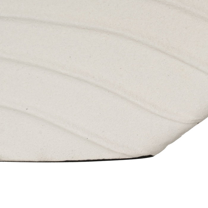 Jarrón Blanco Metal Decoración 32,50 X 13 X 32,50 cm