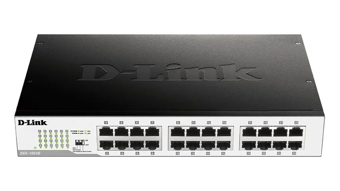 D-Link DGS-1024D Switch No administrado Gigabit Ethernet 1U Negro, Plata D-Link DGS-1024D Switch No administrado Gigabit Ethernet 1U Negro, Plata