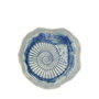 Summa Mar Azul Plato Llano Abstract Caracol 24 cm (Set de 6)