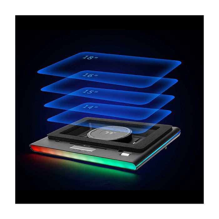 Thermaltake Enfriador de Portátil Massive EXTREME con Ventilador de 12 cm y 3500 RPM