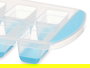 Leknes Cubitera de Plástico Rectangular para Hielo, Polipropileno y Caucho Termoplástico, 24.5x11.8x2.8 cm, Colores Surtidos (Set de 48)