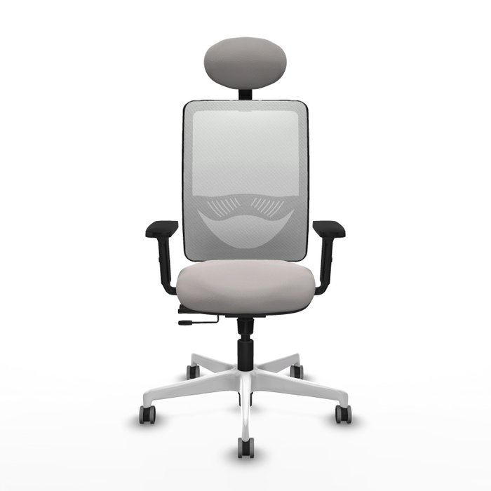 PIQUERAS Y CRESPO Silla de oficina Zulema con mecanismo Sincro/Traslack, Blanco PIQUERAS Y CRESPO Silla de oficina Zulema con mecanismo Sincro/Traslack, Blanco