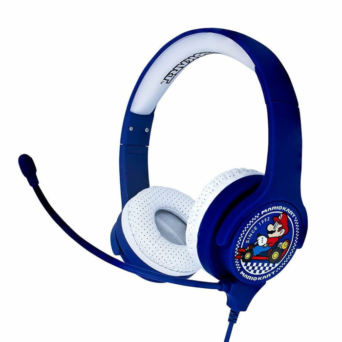 OTL Technologies Auriculares Super Mario Nintendo Mariokart Azul, Blanco OTL Technologies Auriculares Super Mario Nintendo Mariokart Azul, Blanco