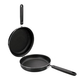 Ibili Sartén para tortillas Indubasic 24 cm de aluminio con mango de baquelita