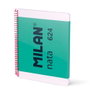 Milan Cuaderno Espiral Nata® 624 Since 1918 A4 Verde Tapa Dura