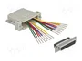 DeLOCK Adaptador D-Sub 25 pin hembra a 2 x RJ45 hembra con kit de montaje, Beige