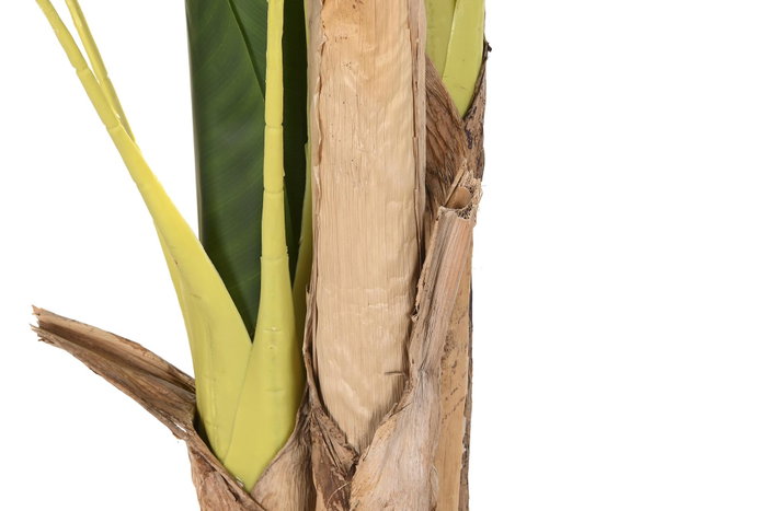 DKD Home Decor Planta Tropical Artificial Colección Banana Palma Bananera Verde 90 x 90 x 201 cm 2 Unidades