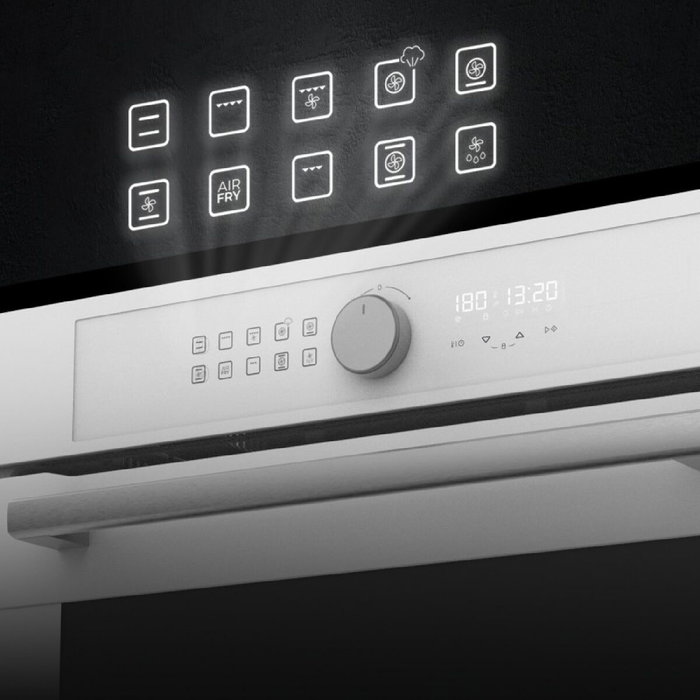 Cecotec Horno Multifunción Bolero Hexa AF316000 81L 3400W Blanco Airfryer Clase A