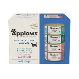 Applaws Multipack Selección de Pescado 12x70g para Gatos