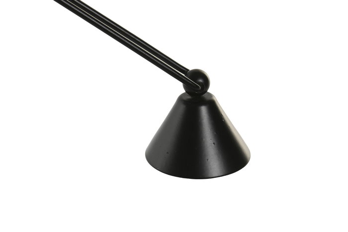 DKD Home Decor Apagavelas de Hierro Negro 23x4,5x4 cm