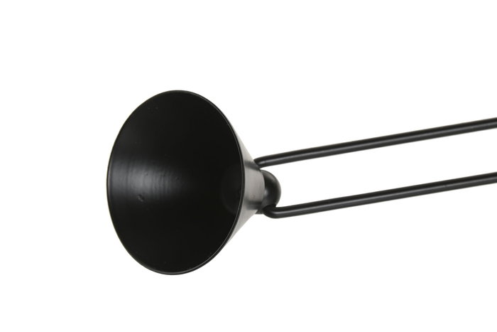 DKD Home Decor Apagavelas de Hierro Negro 23x4,5x4 cm