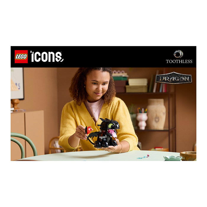 LEGO Icons Cómo Entrenar a tu Dragón: Desdentao 10375 LEGO Icons Cómo Entrenar a tu Dragón: Desdentao 10375