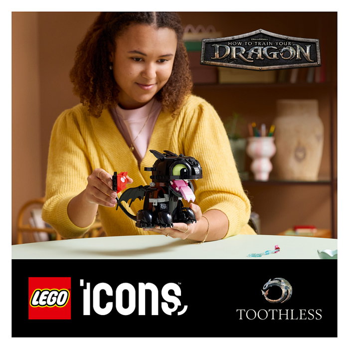 LEGO Icons Cómo Entrenar a tu Dragón: Desdentao 10375 LEGO Icons Cómo Entrenar a tu Dragón: Desdentao 10375