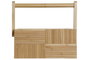 DKD Home Decor Cubertero de Bambú Natural con Asa