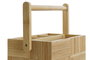 DKD Home Decor Cubertero de Bambú Natural con Asa