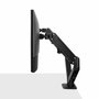 LINDY Soporte de escritorio dual con brazo de gas para monitores de hasta 27 pulgadas Negro