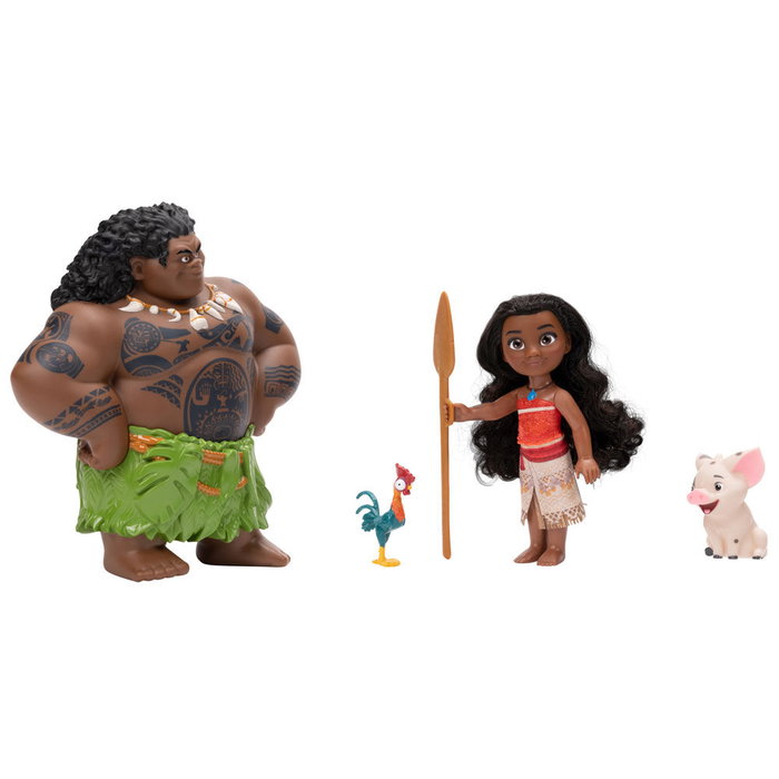 JAKKS PACIFIC Muñeca Moana + Mauhi Petite Vaiana Disney JAKKS PACIFIC Muñeca Moana + Mauhi Petite Vaiana Disney