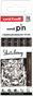 Uniball Set de 5 Rotuladores PIN Sketching Negro
