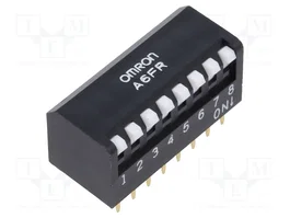 Aratas (Formerly Omron Components) Interruptor DIP-SWITCH 8 secciones OFF-ON A6FR-8101