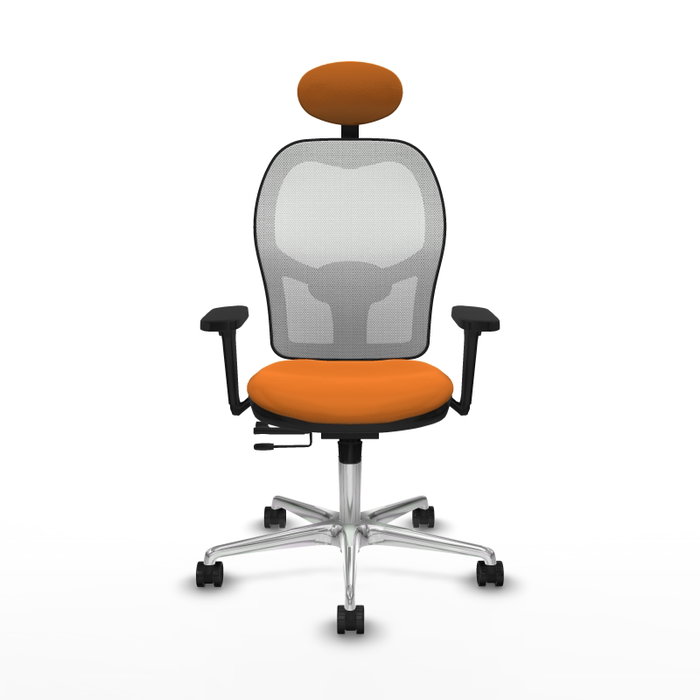 PIQUERAS Y CRESPO Silla de oficina Jorquera Naranja y Blanco PIQUERAS Y CRESPO Silla de oficina Jorquera Naranja y Blanco