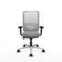 PIQUERAS Y CRESPO Silla de oficina Zulema Gris y Blanco con mecanismo Sincro/Traslack